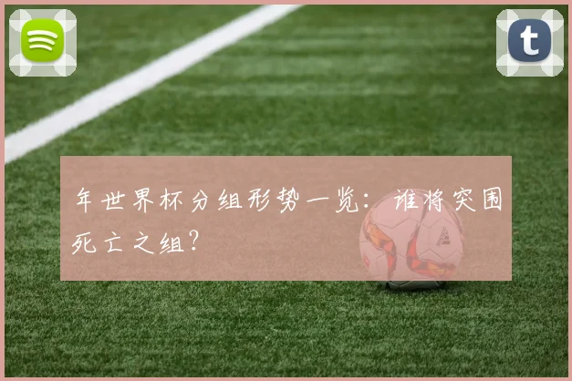 年世界杯分组形势一览：谁将突围死亡之组？