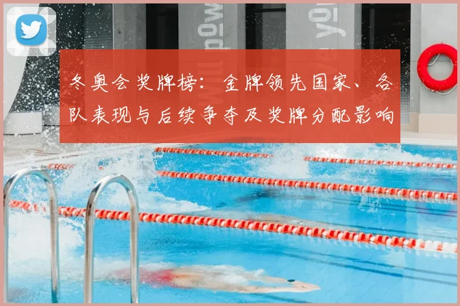 冬奥会奖牌榜：金牌领先国家、各队表现与后续争夺及奖牌分配影响